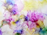 Alcohol Ink Painting by Sylwia Napora
